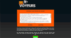 Desktop Screenshot of les-voyeurs.com