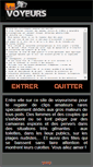 Mobile Screenshot of les-voyeurs.com