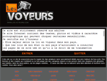 Tablet Screenshot of les-voyeurs.com